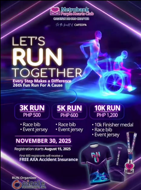 Let's Run Together — 26th Fun Run For A Cause